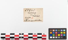Etikett zu Bronzebrillenfibel (NHMW-PRAE-023645)